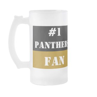 #1 Fan Black and Bronze mug
