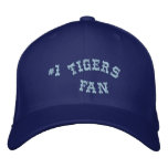#1 Fan Blue on Blue Basic Flexfit Wool Embroidered Hats