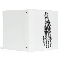 1 Foot Grey 3 Ring Binder