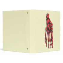 1 Foot Red Vinyl Binder