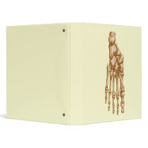 1 Foot Sepia 3 Ring Binder