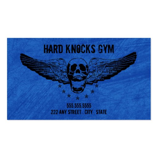1 Free Class Workout Gym business card VIP pass (front side)