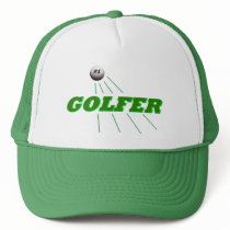 #1 Golfer Baseball Cap Mesh Hats