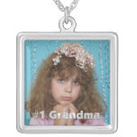 #1 Grandma Personalized  Photo Necklace