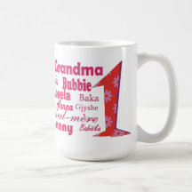 #1 Grandmother Mugs