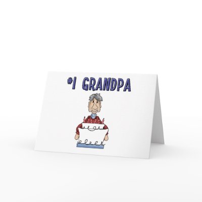 #1 Grandpa (birthday) Cards by familymembers