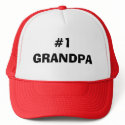 #1 GRANDPA hats