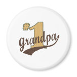 #1 Grandpa Fridge Magnet