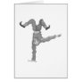 1 handed handstand clown card