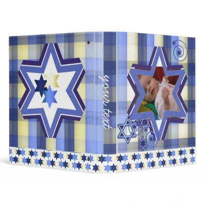 1" Hanukkah Photo Album Binders by Celebration4all