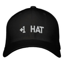 +1 Hat Embroidered Hats