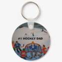 #1 HOCKEY DAD key chain keychains by trish1958 #1 HOCKEY DAD key chain keychains