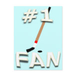 #1 Hockey Fan Postcard