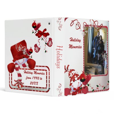 1" Holiday Memories Photo Album Vinyl Binder by Celebration4all