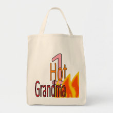 1 Hot Grandma tote bag