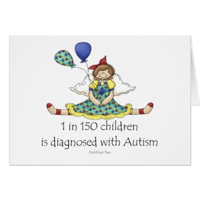 1 in 150 Autism Greeting Card by MishMoshTees