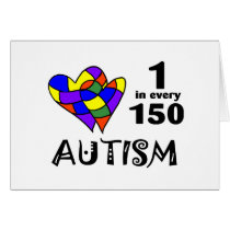 1 In 150 (Two Hearts) Greeting Cards