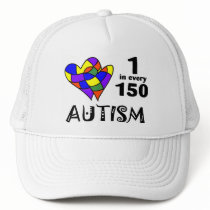 1 In 150 (Two Hearts) Trucker Hat