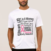 1 in 8 Women - Breast Cancer Awareness Tee Shirt