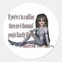 1 in a million stickers