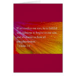 1 John 1:9 Greeting Cards
