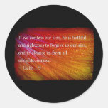 1 John 1:9 Sticker