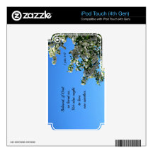1 John 4:11 Beloved, if God so loved us... iPod Touch 4G Decals