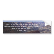 1 John 4:4 Bumper Stickers