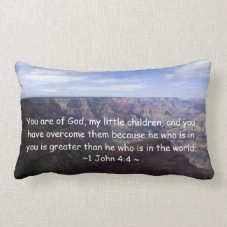 1 John 4:4 Pillows
