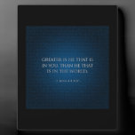 1 JOHN 4:4 plaques