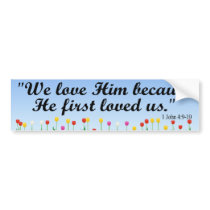 1 John 4:9-10 bumper stickers