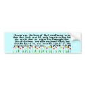 1 John 4:9-10 bumper stickers by InspiredByHim 1 John 4:9-10 bumper stickers