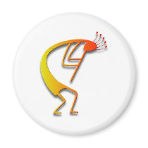 1 Kokopelli #18 Fridge Magnet