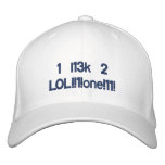 1 l13k 2 L0L!!1!one!11! Baseball Cap
