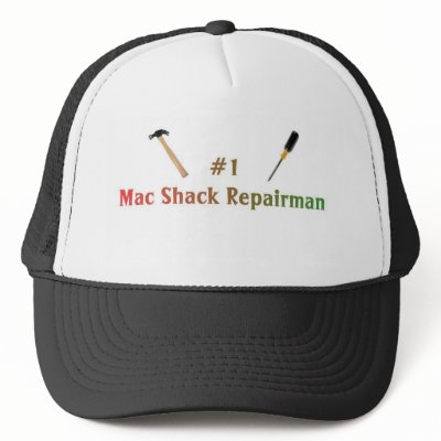 #1 Mack Shack Repairman Trucker Hat by antkritden
