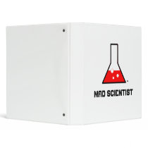 1"  MAD SCIENTIST Binder