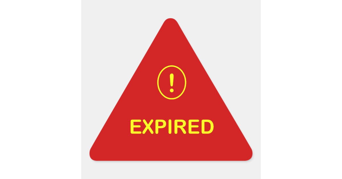 1-medication-alert-expired-triangle-sticker-zazzle