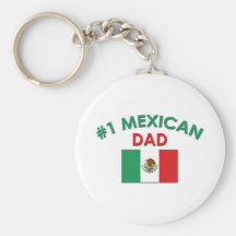 #1 Mexican Dad Keychain