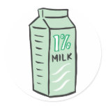 1% Milk Sticker