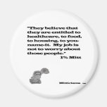 1% Mitt Refrigerator Magnet