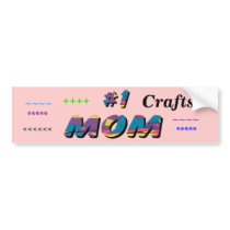 #1 Mom Bumper Sticker bumper stickers