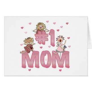 #1 Mom zazzle_card