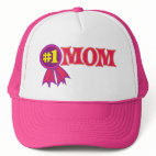 #1 Mom Trucker Hat