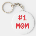 #1 Mom Key Chains