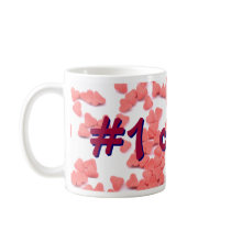 #1 Mom mug with Sweet Hearts
