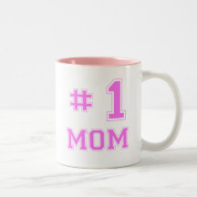 #1 Mom (Number One Mom) Mug
