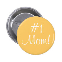 #1 Mom! Pin