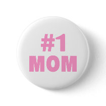 #1 Mom (Pink) buttons