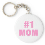 #1 Mom (Pink) Key Chain