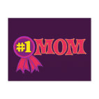 #1 Mom Postcard